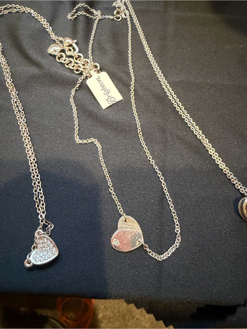 Brighton  Heart Pendant Necklace nwt 2 bonus hearts for FREE - Picture 5 of 6